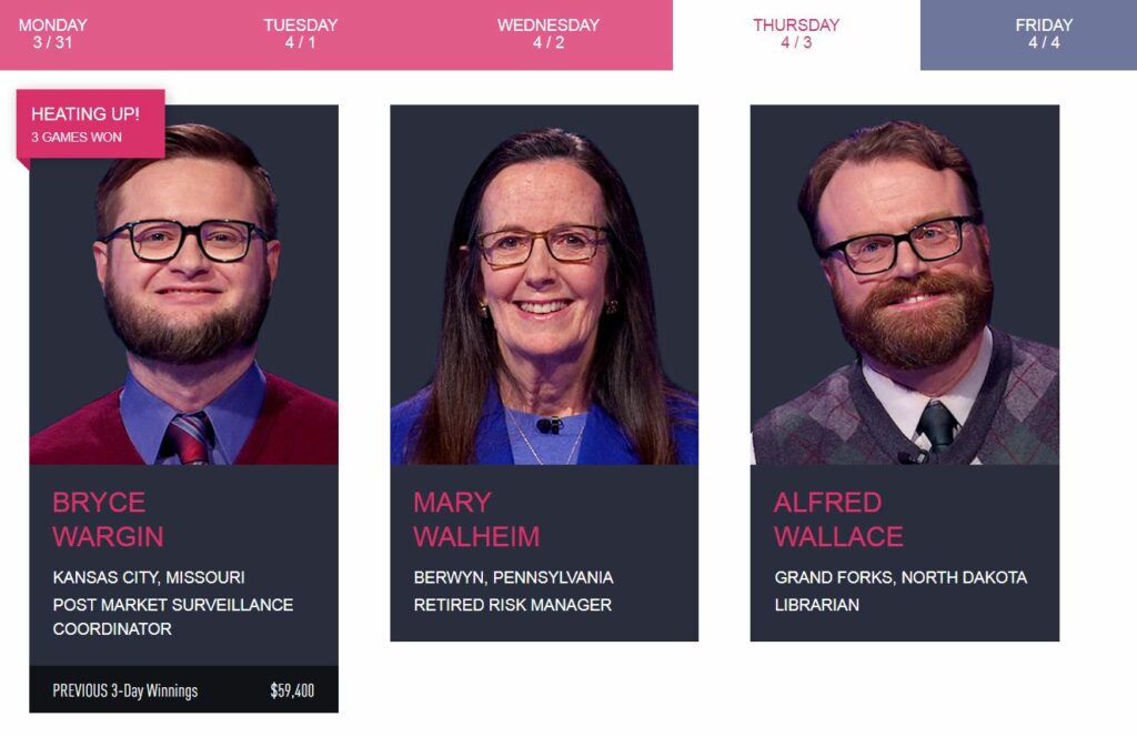 Alfred Wallace Jeopardy