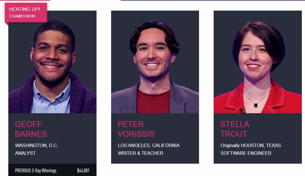 Peter Vorissis Jeopardy