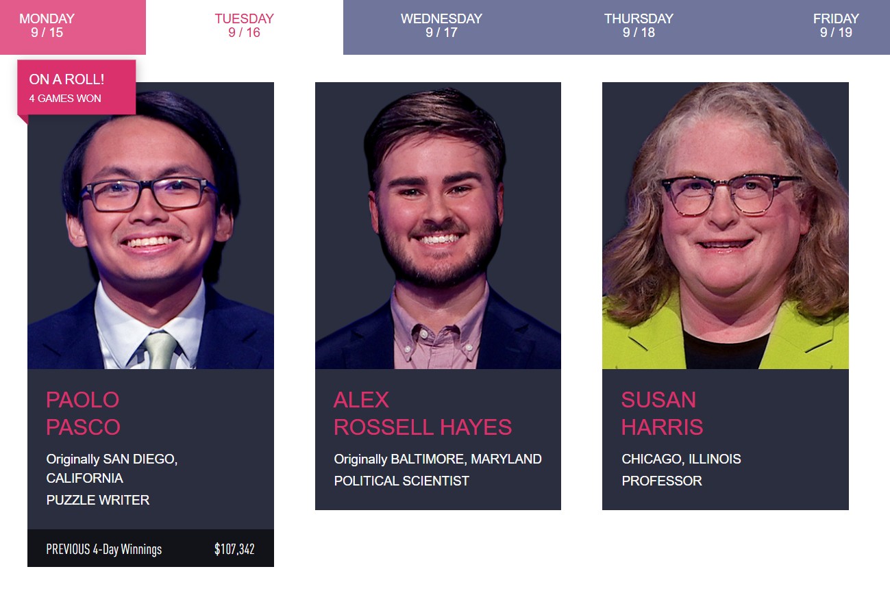 Alex Rossell Hayes Jeopardy