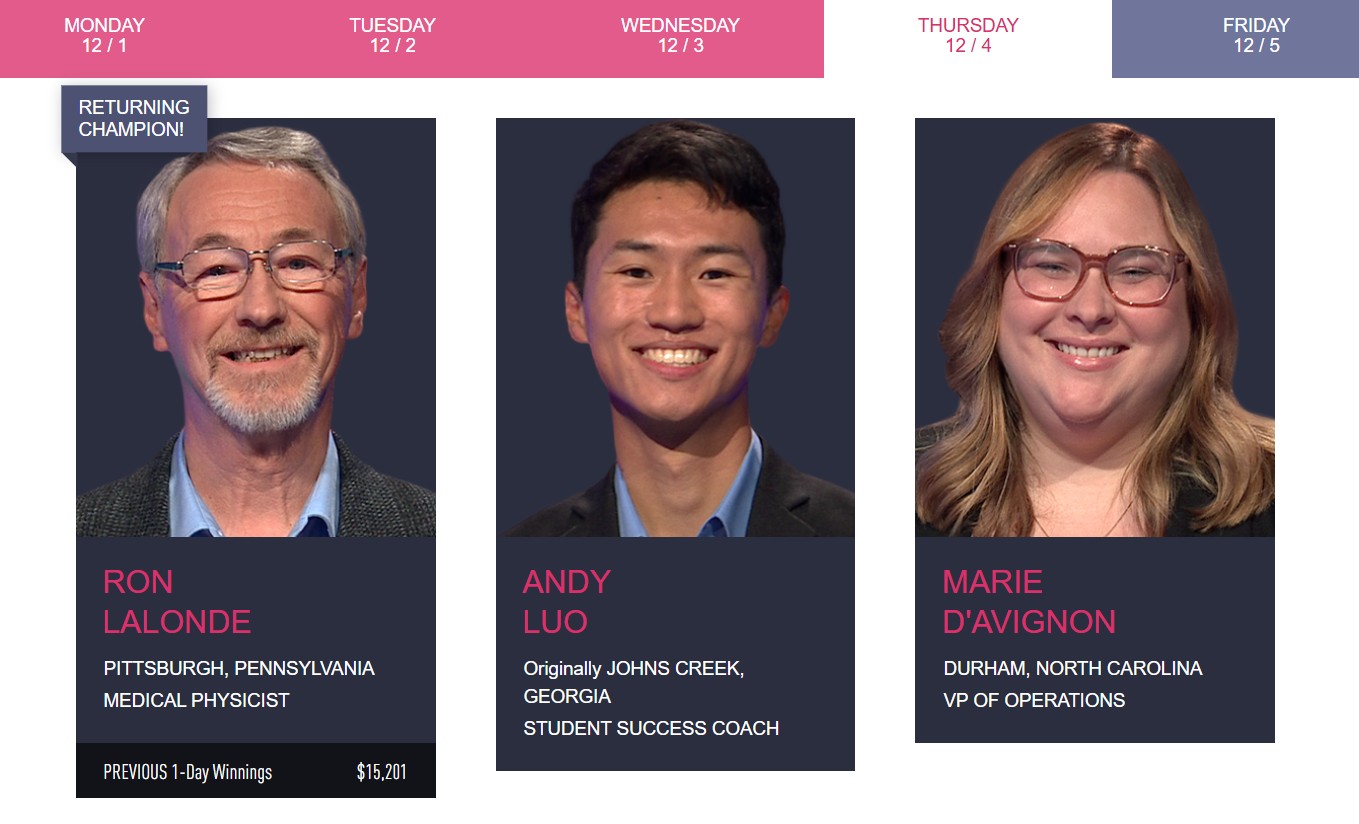 Andy Luo Jeopardy