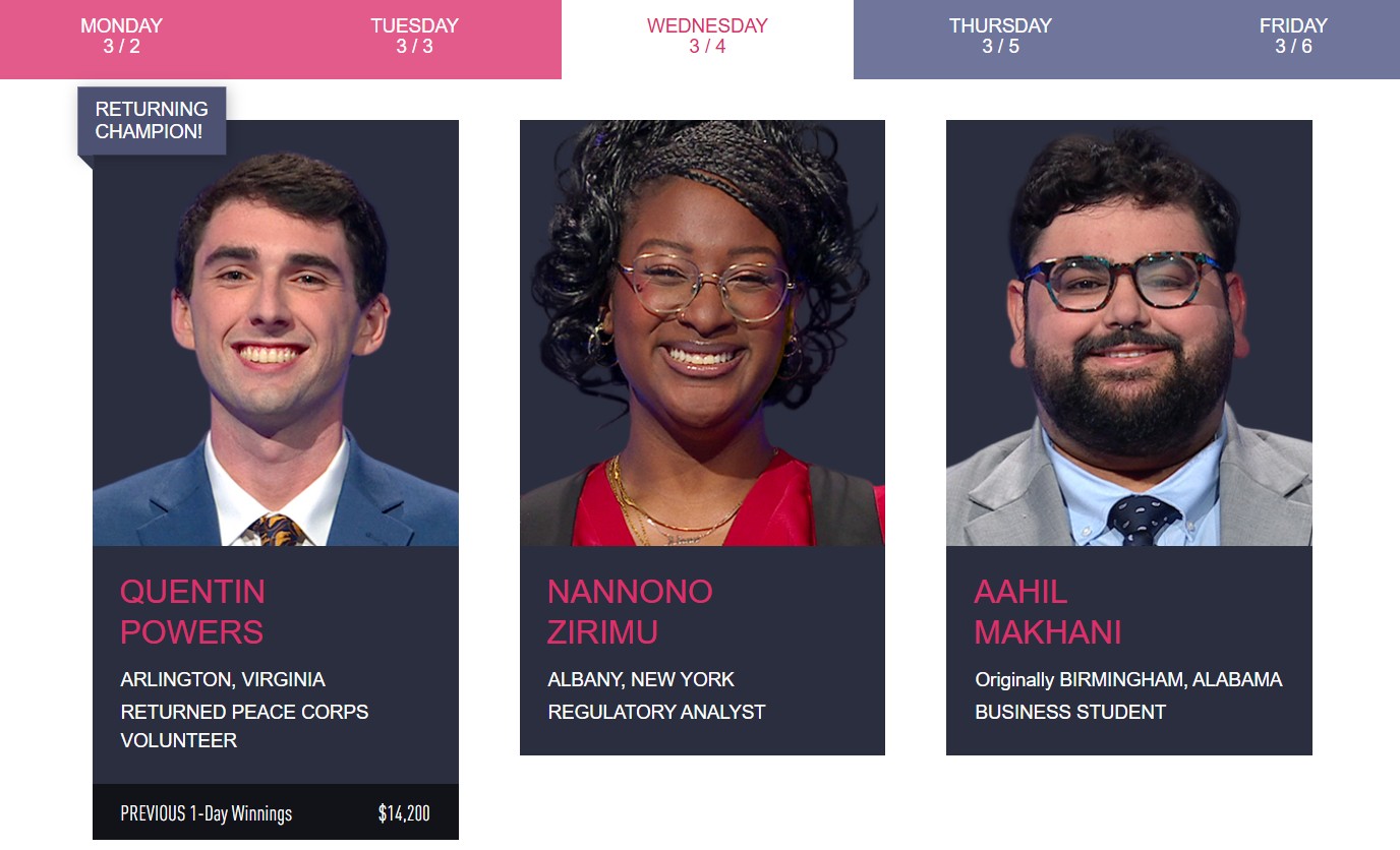 Nannono Zirimu Jeopardy