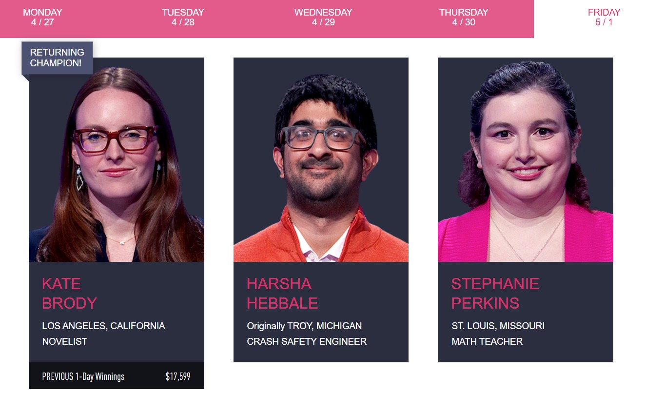 Harsha Hebbale Jeopardy