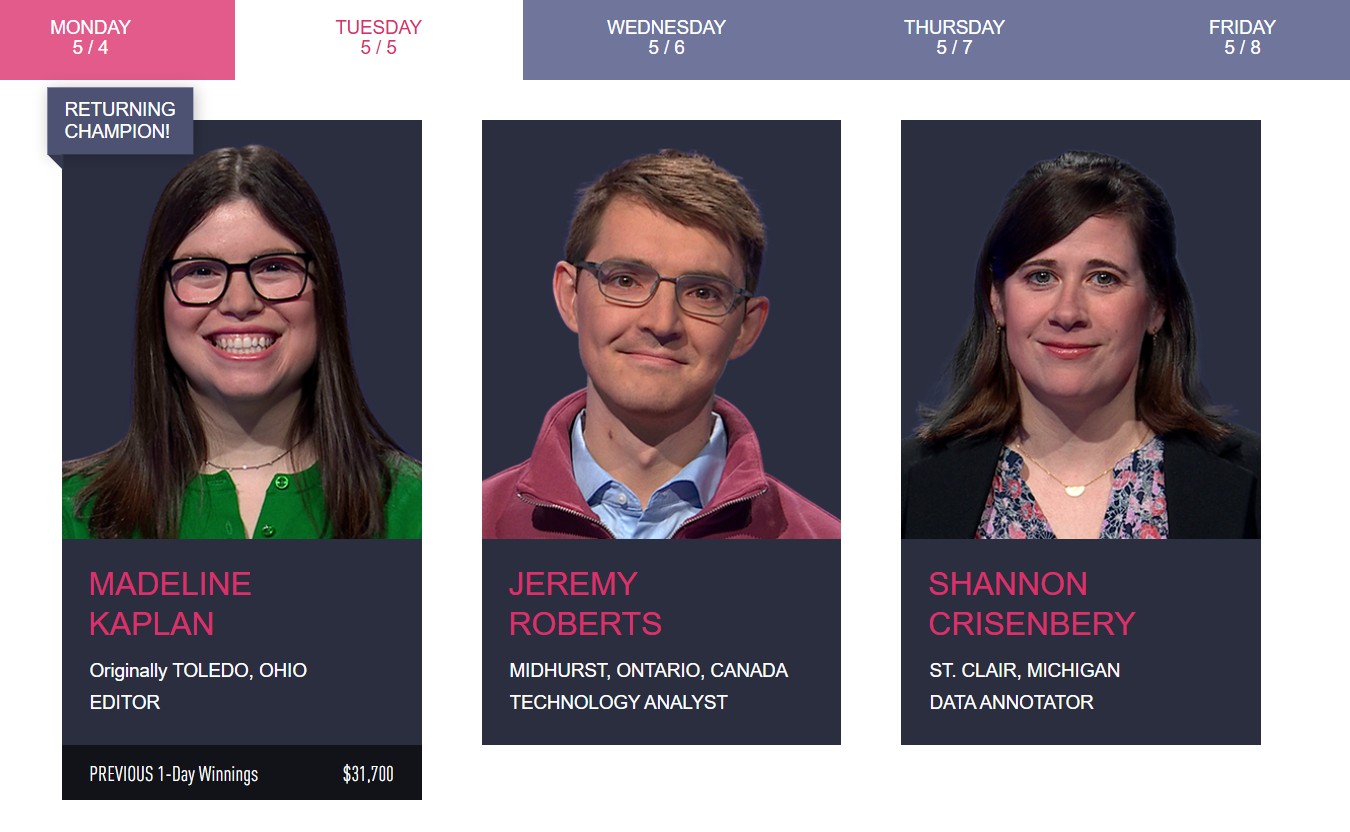 Jeremy Roberts Jeopardy