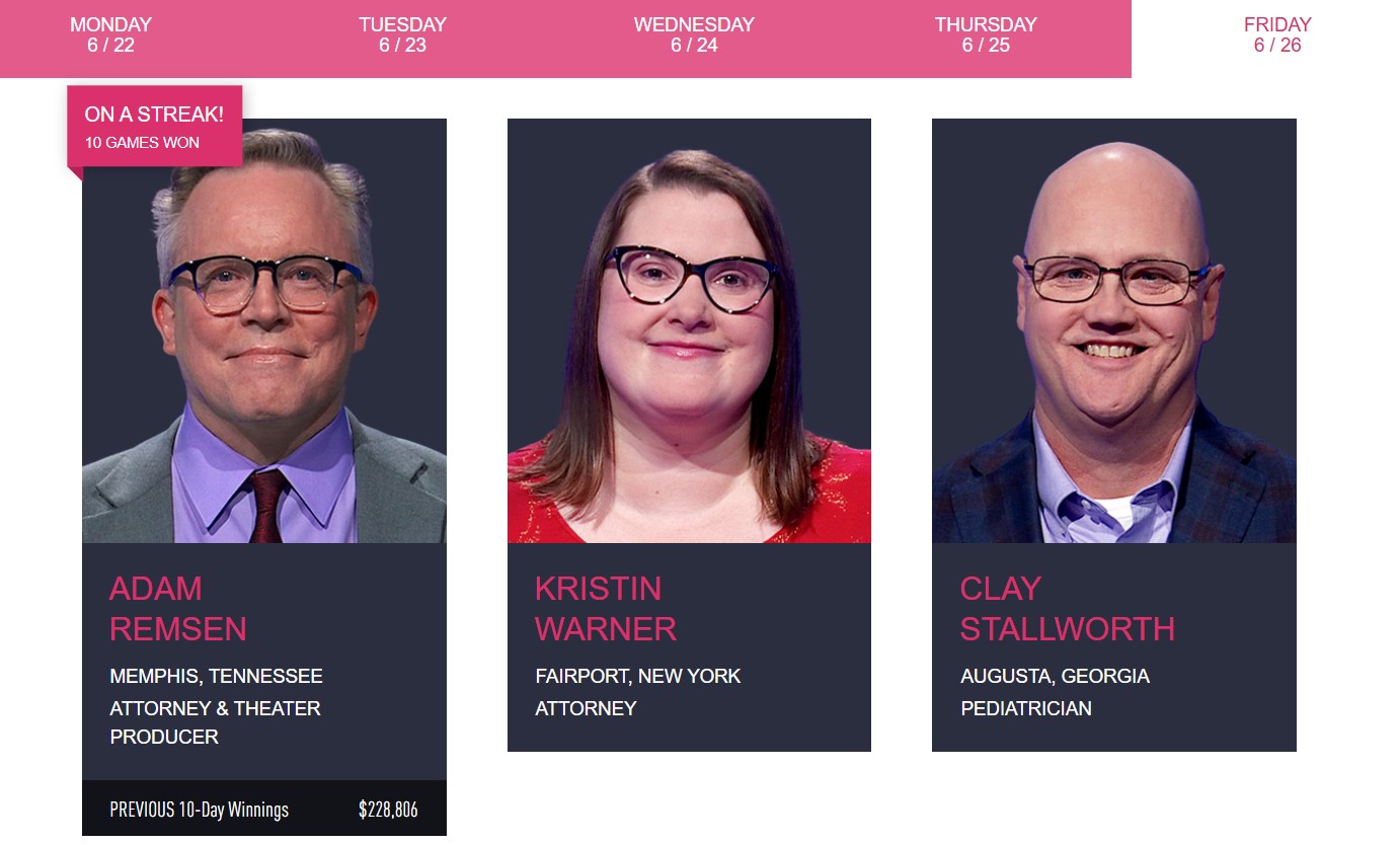 Kristin Warner Jeopardy